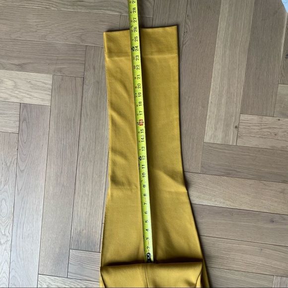 Diane Von Furstenberg Mustard Color Ankle Pant - Picture 4 of 6